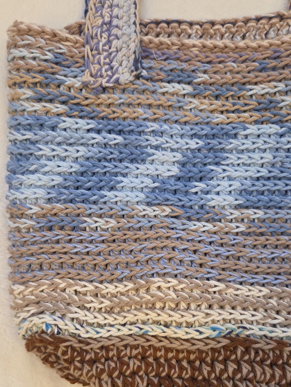Handmade Knitted Tote Bag